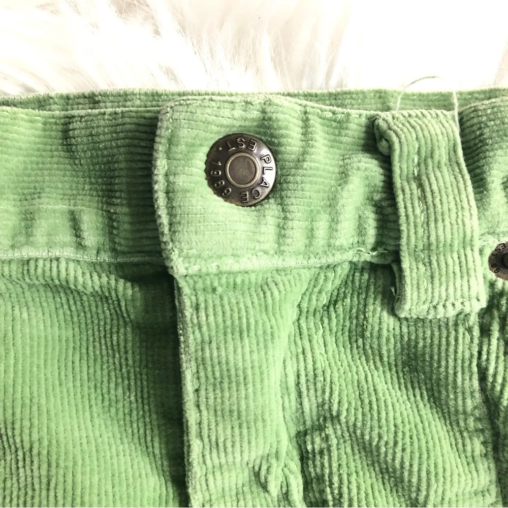 5x$25 The Children’s Place Green Flare Corduroy Skirt, 6
